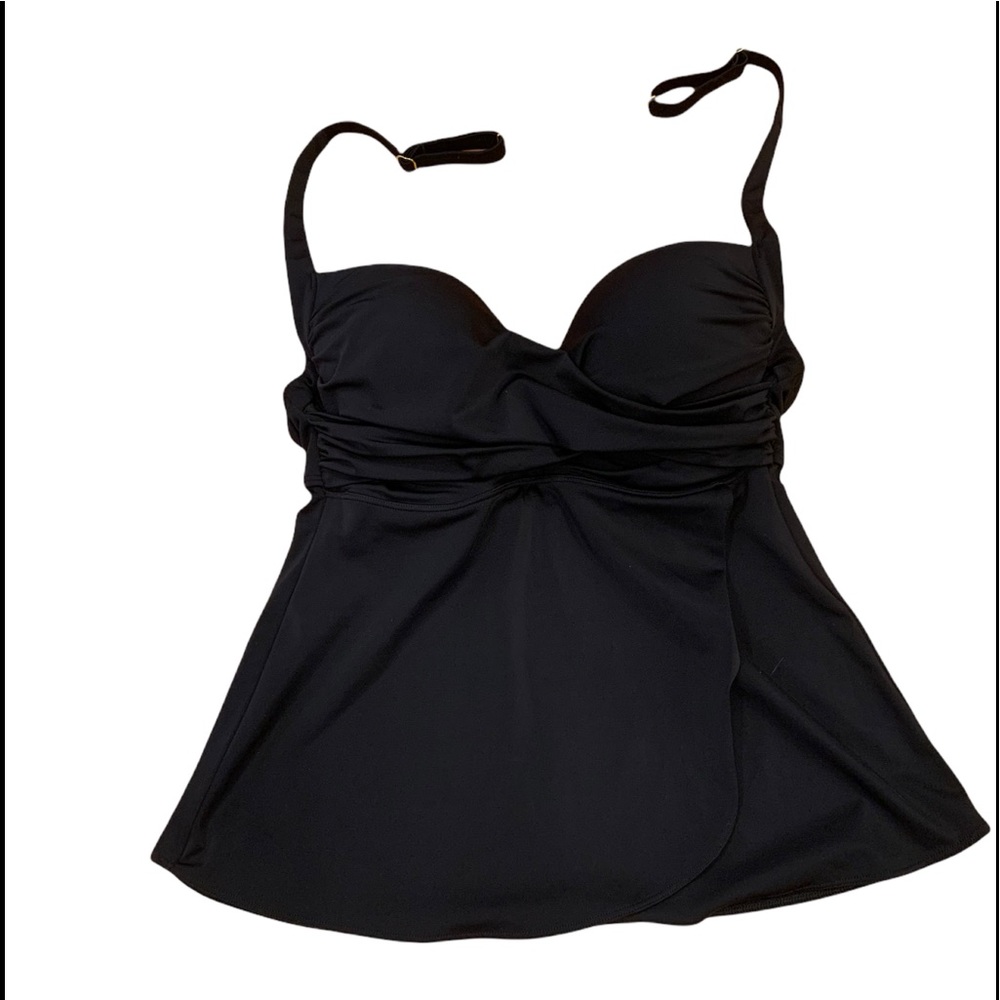 Soma swim top size 36 D EUC BLACK